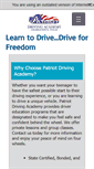 Mobile Screenshot of patriotdriving.com