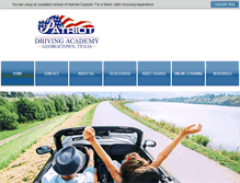 Tablet Screenshot of patriotdriving.com